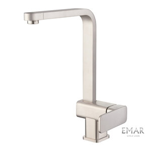 Изображение товара Смеситель Emar Steel ЕС - 3014S Сатин для кухонной мойки, цвет сатин