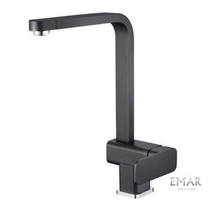 Изображение товара Смеситель Emar Quartz 3014.12 Оникс для кухонной мойки, цвет оникс Изображение товара Смеситель Emar Quartz 3014.12 Оникс для кухонной мойки, цвет оникс