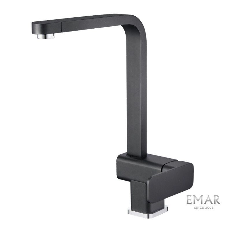 Изображение товара Смеситель Emar Quartz 3014.12 Оникс для кухонной мойки, цвет оникс