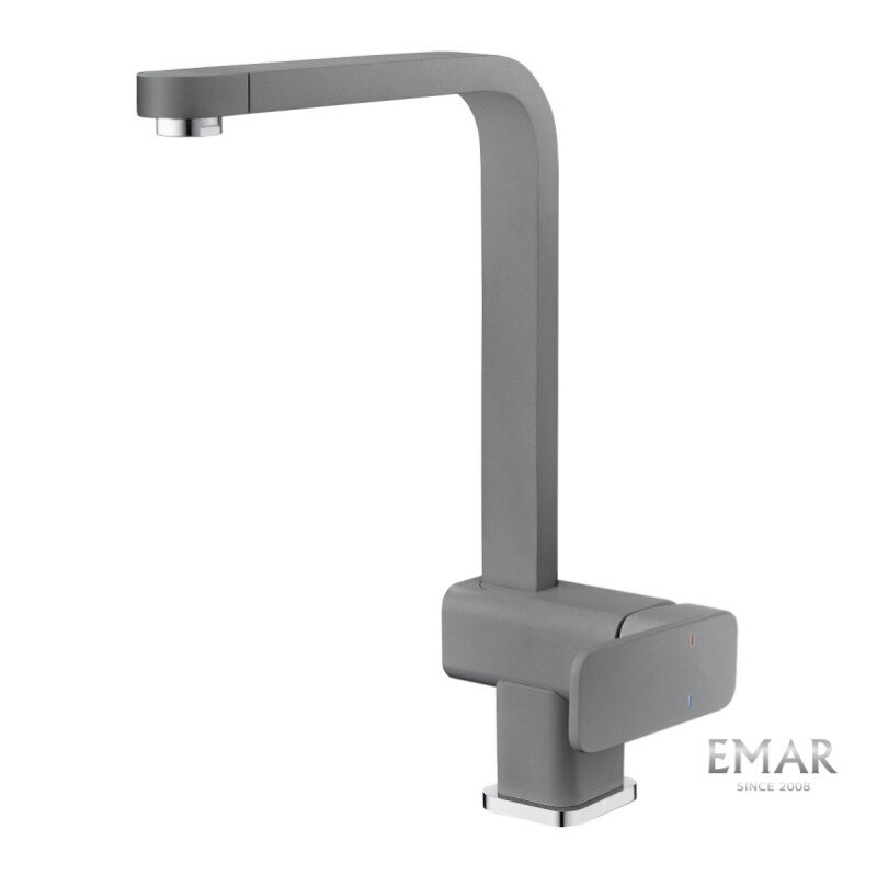 Изображение товара Смеситель для кухонной мойки Emar Quartz 3014.9 Алмаз, горизонтальный монтаж