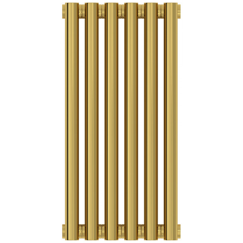 Изображение товара Радиатор трубчатый Сунержа Эстет-00, 6 секций, боковое подключение, цвет золото, 03-0332-5006