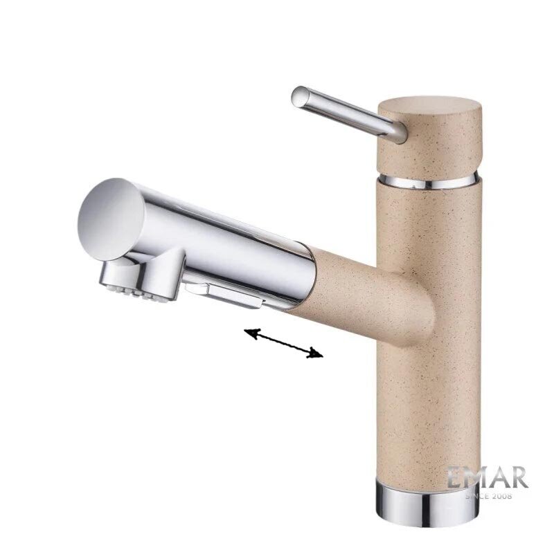 Изображение товара Смеситель Emar Quartz 3012.1 Сардоникс для кухонной мойки, цвет сардоникс