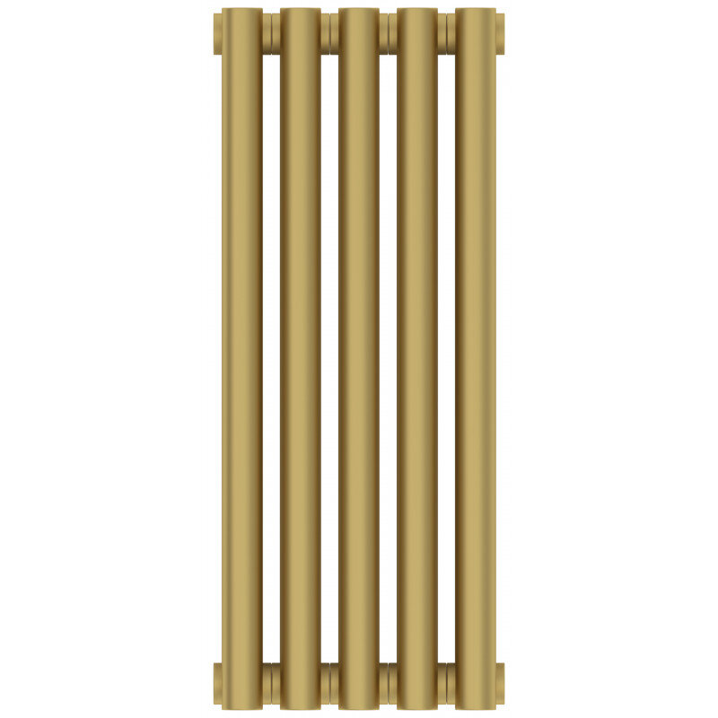 Изображение товара Радиатор трубчатый Сунержа Эстет-00 5 секций нержавеющая сталь боковое подключение золото