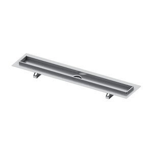 Изображение товара Дренажный канал прямой с гидроизоляцией TECE Drainline 601500, 150 см, Seal System серебристый металлик