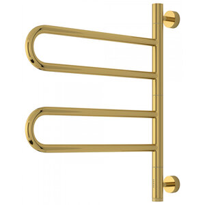 Изображение товара Полотенцесушитель электрический поворотный Сунержа Парео 4.0, высота 60 см, ширина 55 см, цвет золото, 03-0823-0567