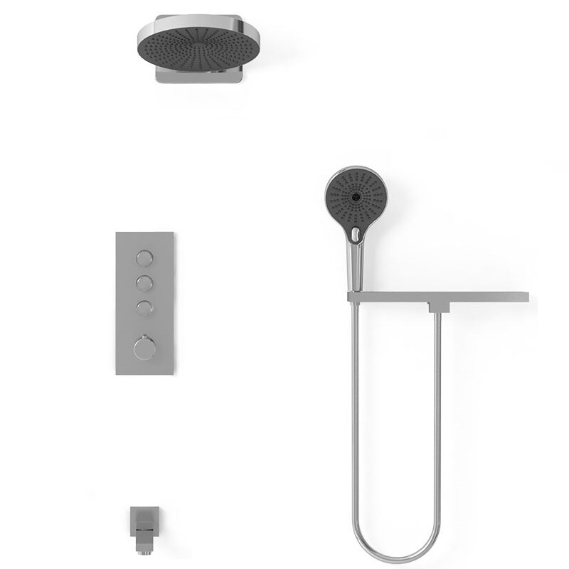 Изображение товара Душевая система Vincea Inspire VSFW-433TI1RCH, термостатическая, на 3 потребителя, цвет хром Изображение товара Душевая система Vincea Inspire VSFW-433TI1RCH, термостатическая, на 3 потребителя, цвет хром