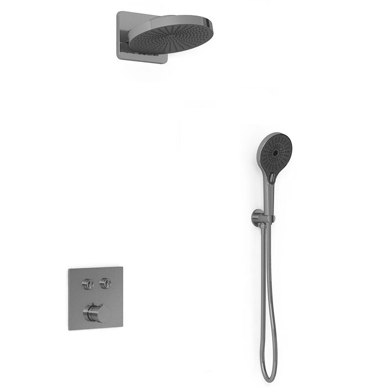 Изображение товара Душевая система Vincea Inspire VSFW-4I211GM воронёная сталь, стильная и надежная