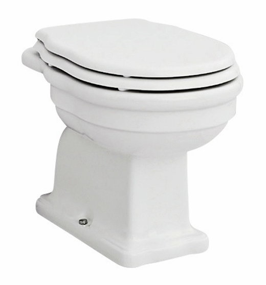 Изображение товара Приставной унитаз ArtCeram Hermitage EE01, горизонтальный выпуск, белый