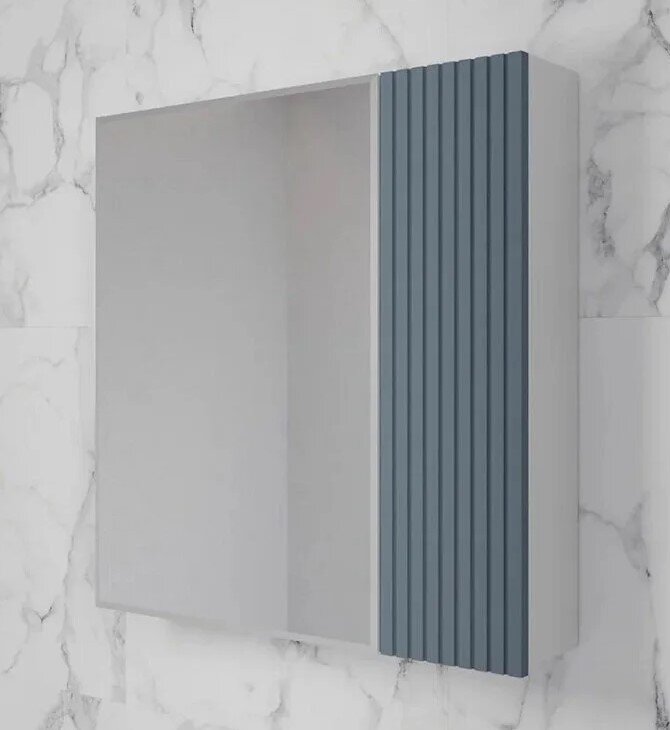 Изображение товара Зеркальный шкаф Style Line Стокгольм, 60 см, графит софт/белый софт, ЛС-00002319