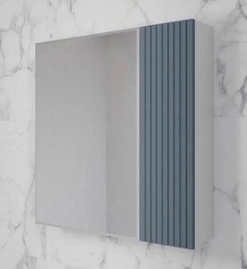 Изображение товара Зеркальный шкаф Style Line Стокгольм, 60 см, графит софт/белый софт, ЛС-00002319