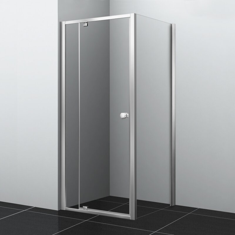 Изображение товара Душевой уголок WasserKRAFT Aula 11P 90х100 см, прозрачное стекло, хром профиль