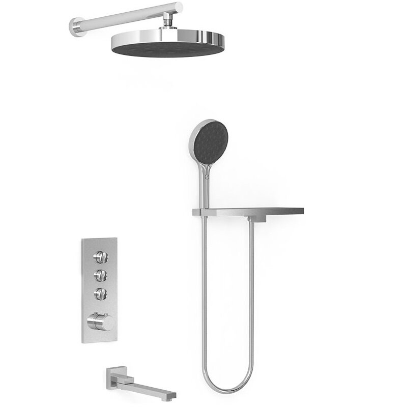 Изображение товара Душевая система Vincea Inspire VSFW-433TI2RCH с термостатом 3 потребителя хром