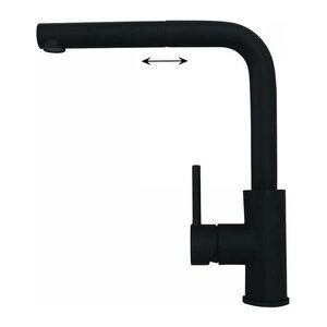 Изображение товара Смеситель для кухонной мойки Alveus Zeos-P, 1136505, черный матовый