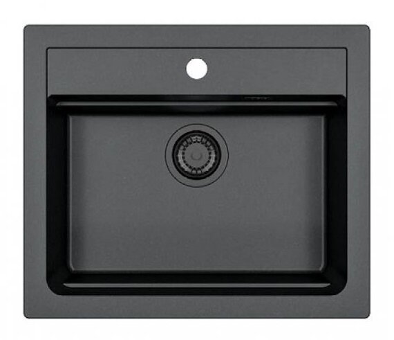 Изображение товара Мойка кухонная Alveus Atrox 1148162 Granital 30 Carbon, 59 см, черный матовый Изображение товара Мойка кухонная Alveus Atrox 1148162 Granital 30 Carbon, 59 см, черный матовый
