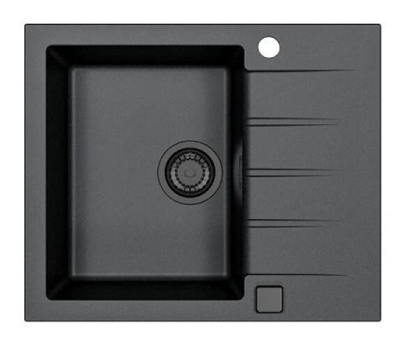 Изображение товара Кухонная мойка Alveus Cadit 1148158 Granital 10 Carbon 59 см черный матовый
