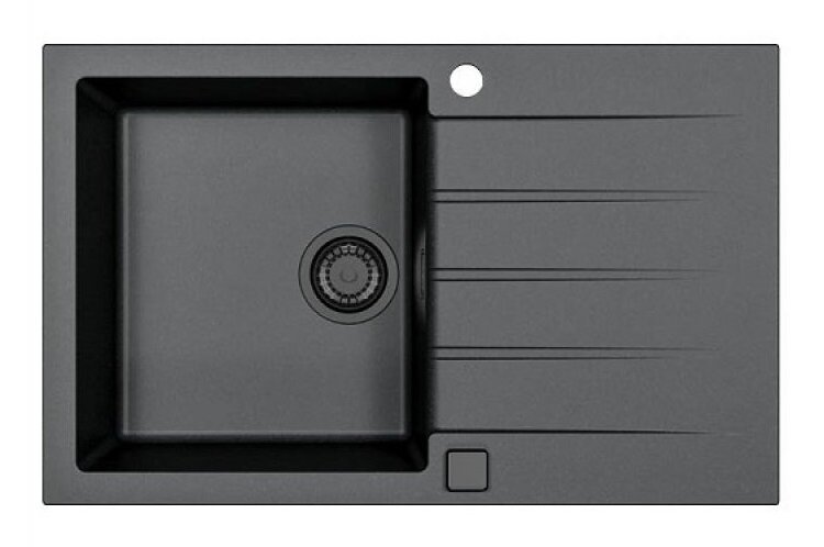 Изображение товара Кухонная мойка Alveus Cadit 1148159 Granital 20 Carbon 79 см черный матовый