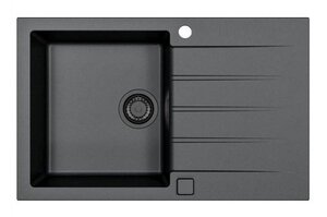 Изображение товара Кухонная мойка Alveus Cadit 1148159 Granital 20 Carbon 79 см черный матовый