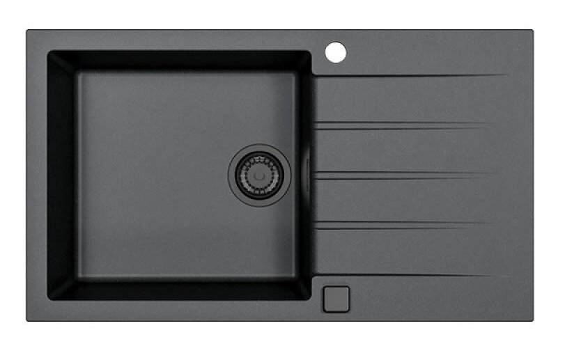 Изображение товара Кухонная мойка Alveus Cadit 1148160 Granital 40 Carbon черный матовый