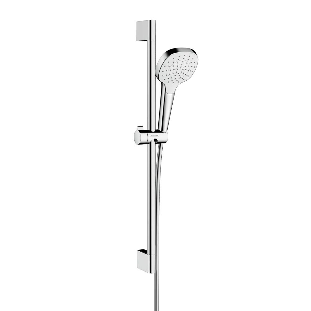 Изображение товара Душевой гарнитур Hansgrohe Croma Select E Multi, 26580400, штанга 65см, белый/хром Изображение товара Душевой гарнитур Hansgrohe Croma Select E Multi, 26580400, штанга 65см, белый/хром