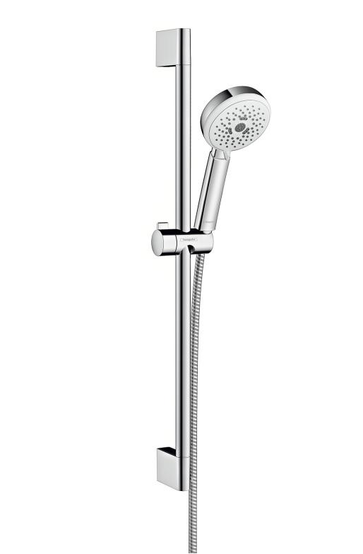 Изображение товара Душевой гарнитур Hansgrohe Crometta 100 Multi 26650400 с 3 режимами и хромовой отделкой