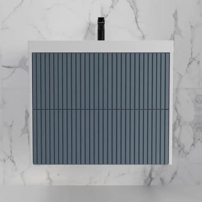 Изображение товара Тумба с раковиной Style Line Стокгольм 70 см подвесная белый графит софт