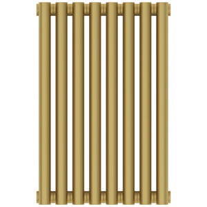 Изображение товара Радиатор трубчатый Сунержа Эстет-11 8 секций боковое подключение матовое золото Россия