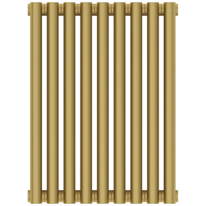 Изображение товара Радиатор трубчатый Сунержа Эстет-11, 9 секций, боковое подключение, цвет матовое золото, 032-0302-5009