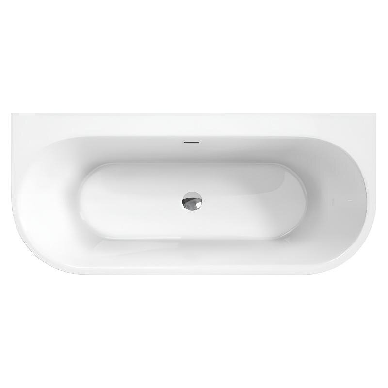 Изображение товара Акриловая ванна BelBagno 170x75 см овальная белая без гидромассажа