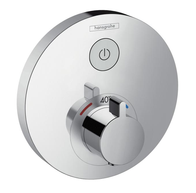 Изображение товара Смеситель для душа Hansgrohe ShowerSelect S, 15744000, термостатический, хром