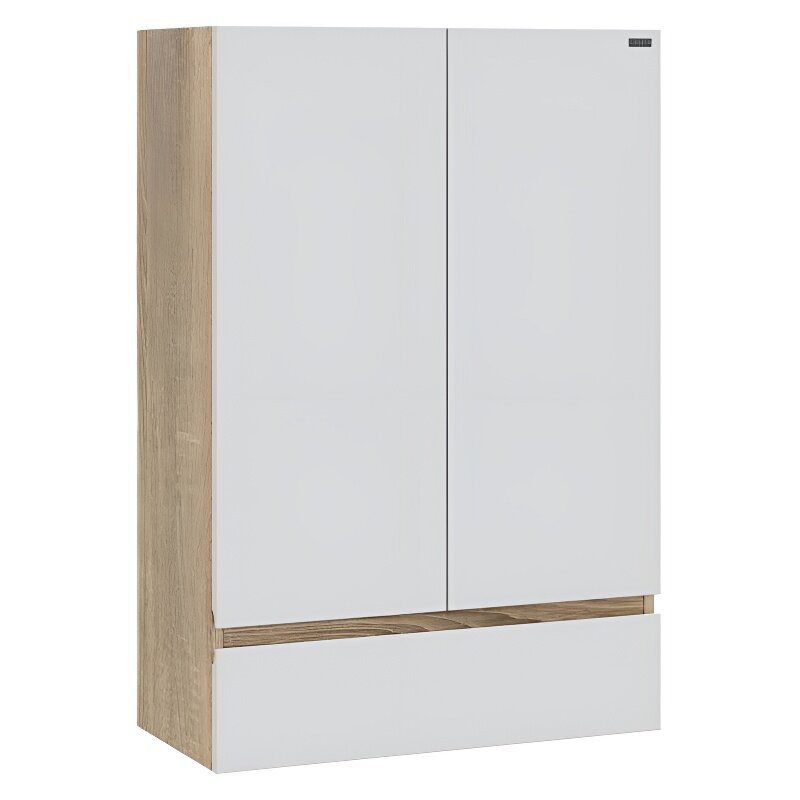 Изображение товара Шкаф подвесной СаНта Марс 700413, 60 см, цвет белый/янтарное дерево