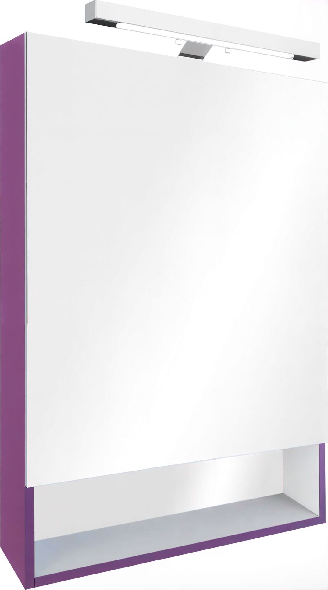 Изображение товара Зеркальный шкаф Roca The Gap 60 ZRU9302751, цвет фиолетовый Изображение товара Зеркальный шкаф Roca The Gap 60 ZRU9302751, цвет фиолетовый