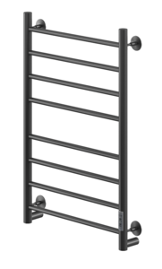 Изображение товара Электрический полотенцесушитель Ника Way-2, ширина 50 см, высота 80 см, диммер справа, черный матовый, WAY-2 80/50 черн U