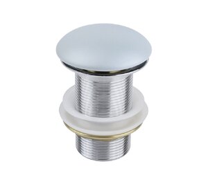 Изображение товара Донный клапан Bronze de Luxe, для раковины, без перелива, с системой Clik-Clak, цвет жемчужный, 1001MH