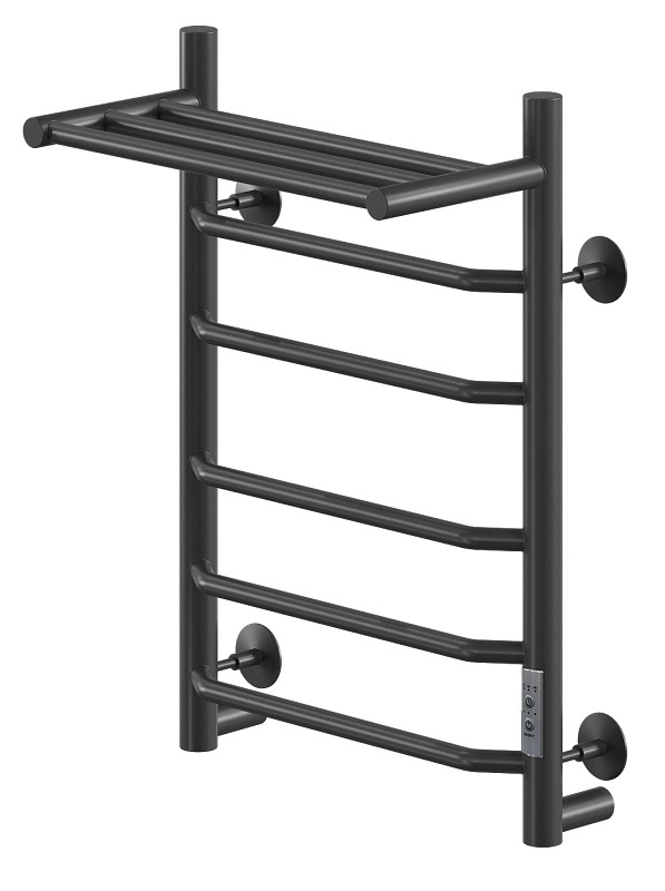 Изображение товара Электрический полотенцесушитель Ника Way-3 с полкой 40x60 см черный мат