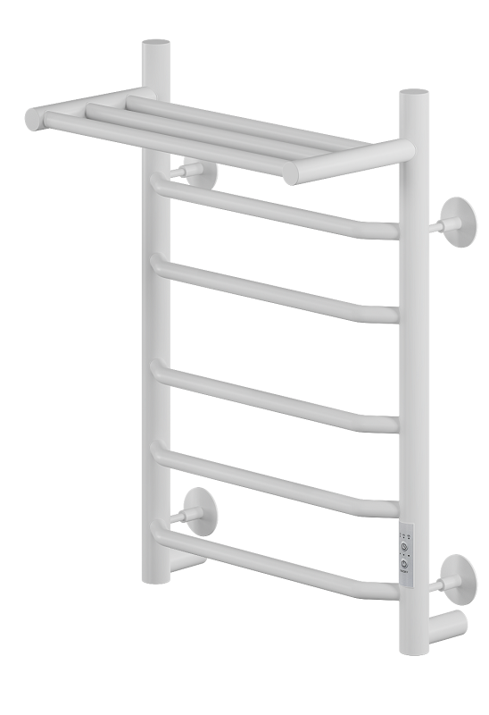 Изображение товара Электрический полотенцесушитель Ника Way-3 60х40 с полкой, белый матовый
