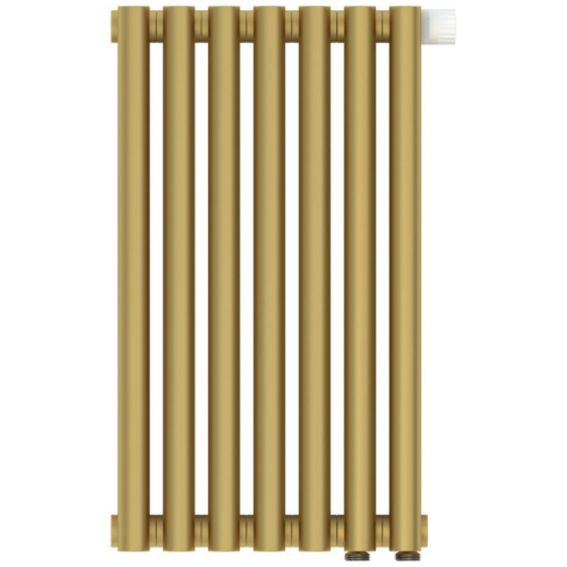 Изображение товара Радиатор отопления Сунержа Эстет-00 EU50 7 секций нержавеющая сталь золото