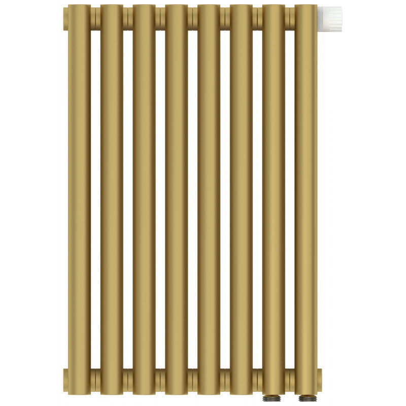 Изображение товара Радиатор отопления Сунержа Эстет-00 EU50 8 секций, нержавеющая сталь, золото
