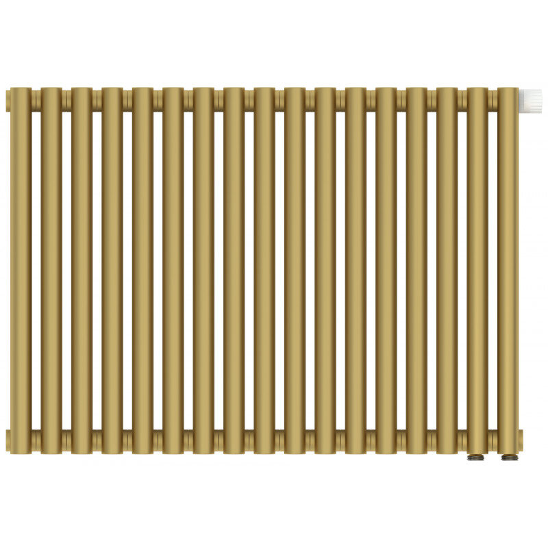 Изображение товара Радиатор отопления Сунержа Эстет-00 EU50 17 секций нержавеющая сталь золото