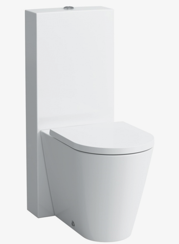 Изображение товара Напольный унитаз Laufen Kartell с крышкой MicroLift и функцией биде, белый, Швейцария