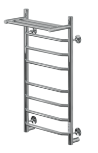 Изображение товара Полотенцесушитель электрический Ника Way-3, ширина 40 см, высота 80 см, диммер справа, с полкой, хром, WAY-3 80/40 с/п U