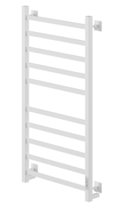 Изображение товара Полотенцесушитель электрический Ника Step-1, ширина 50 см, высота 100 см, диммер справа, белый матовый, STEP-1 100/50 бел мат U