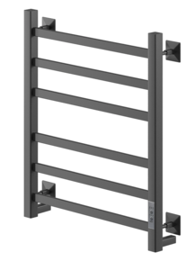 Изображение товара Полотенцесушитель электрический Ника Step-1, ширина 40 см, высота 60 см, диммер справа, черный матовый, STEP-1 60/40 черн мат U Изображение товара Полотенцесушитель электрический Ника Step-1, ширина 40 см, высота 60 см, диммер справа, черный матовый, STEP-1 60/40 черн мат U