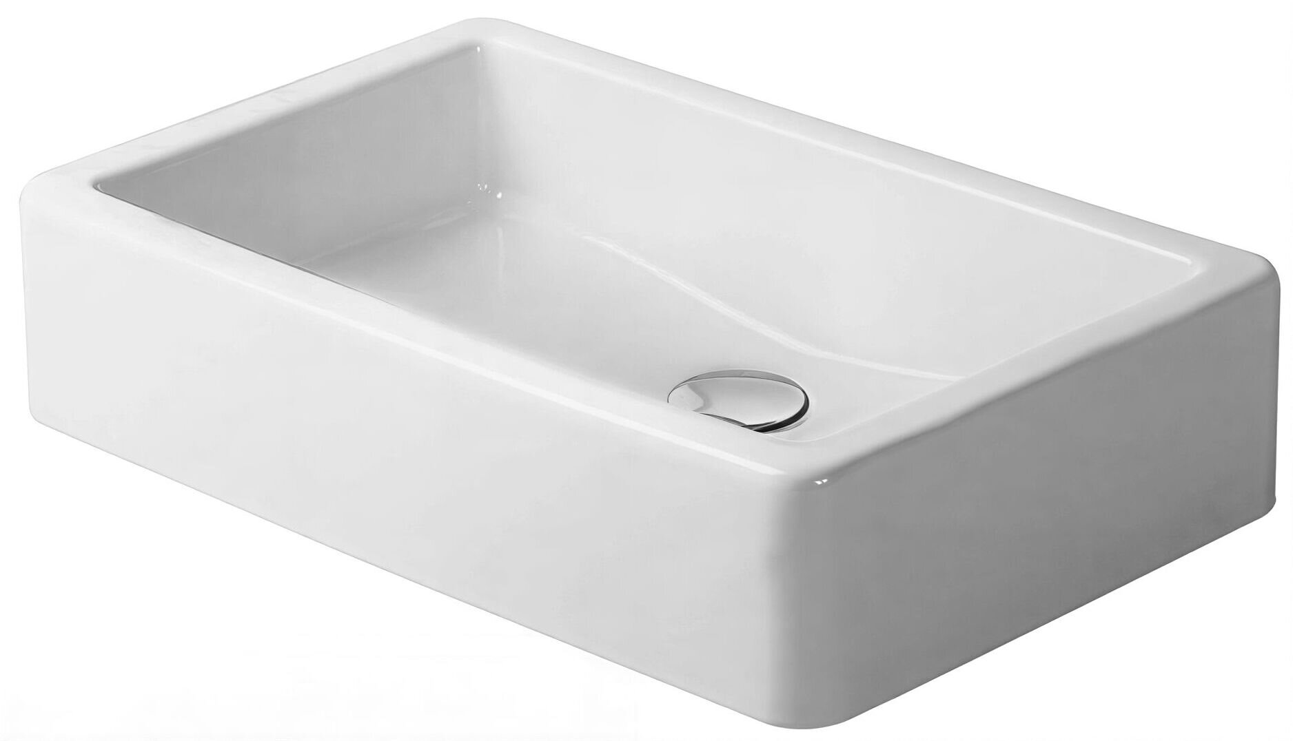 Изображение товара Раковина Duravit Vero 0455600000, без площадки под смеситель, 60 х 38 см