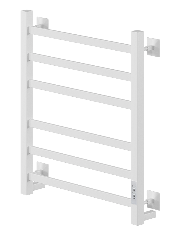 Изображение товара Электрический полотенцесушитель Ника Step-2 40x60 см белый матовый с таймером