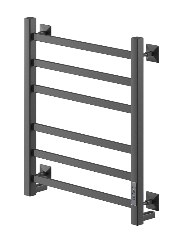 Изображение товара Электрический полотенцесушитель Ника Step-2 50x60 см черный матовый с таймером