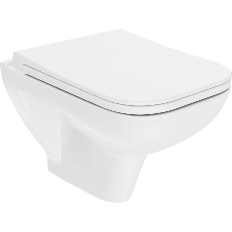 Изображение товара Подвесной унитаз Diwo Сочи безободковый с сиденьем микролифт белый