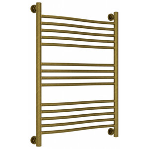 Изображение товара Полотенцесушитель водяной Сунержа Флюид+, высота 80, ширина 60 см, универсальное подключение, цвет состаренная бронза, 05-0222-8060