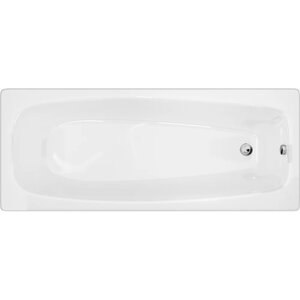 Изображение товара Чугунная ванна Diwo Анапа 170x70 см пристенная на ножках, цвет белый, DA0004/D0017