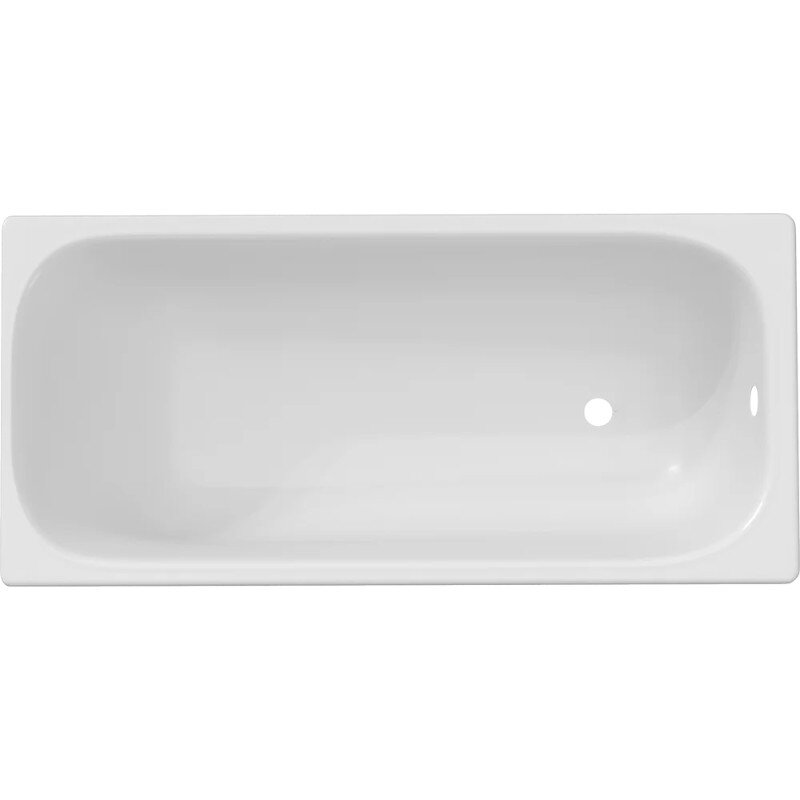 Изображение товара Чугунная ванна Diwo Кострома, 160 x 75 см, с ножками, цвет белый, DK0008/D0017