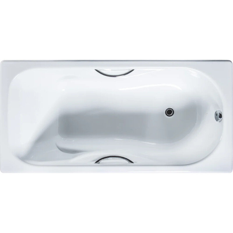 Изображение товара Чугунная ванна Diwo Ярославль 150x75 см с ножками и ручками белая